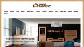 What Perfektni-nabytek.cz website looked like in 2019 (4 years ago)