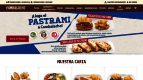 What Pizzeriascambalache.es website looked like in 2019 (4 years ago)