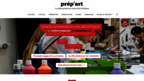 What Prepart.fr website looked like in 2019 (4 years ago)