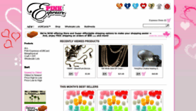What Pinkespresso.com website looked like in 2019 (4 years ago)