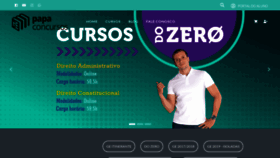 What Papaconcursos.com.br website looked like in 2019 (4 years ago)