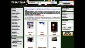 What Pooltableservices.co.uk website looked like in 2019 (4 years ago)