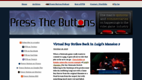 What Pressthebuttons.com website looked like in 2019 (4 years ago)
