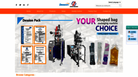 What Packingmachinesupplier.com website looked like in 2019 (4 years ago)