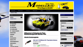 What Peter-modellbau.com website looked like in 2019 (4 years ago)