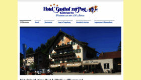 What Posthotel-kochel.de website looked like in 2019 (4 years ago)