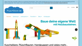 What Plueschstore.de website looked like in 2019 (4 years ago)
