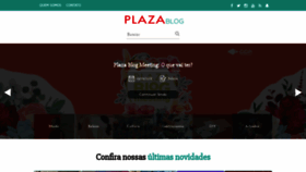 What Plazablog.com.br website looked like in 2019 (4 years ago)