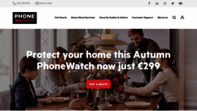 What Phonewatch.ie website looked like in 2019 (4 years ago)