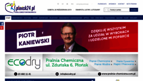 What Plonsk24.pl website looked like in 2019 (6 years ago)