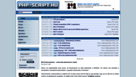 What Php-script.hu website looked like in 2019 (4 years ago)