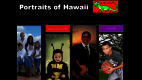 What Portraitsofhawaii.com website looked like in 2019 (4 years ago)