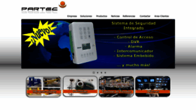 What Partec.es website looked like in 2019 (4 years ago)