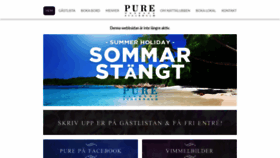 What Purestockholm.nu website looked like in 2019 (4 years ago)