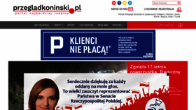 What Przegladkoninski.pl website looked like in 2019 (6 years ago)