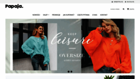 What Papaja-online.pl website looked like in 2019 (4 years ago)