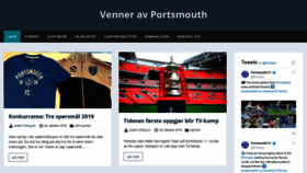 What Pompey.no website looked like in 2019 (4 years ago)