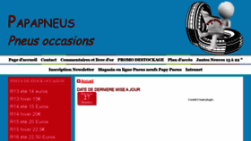 What Pneuoccasion.eu website looked like in 2019 (4 years ago)