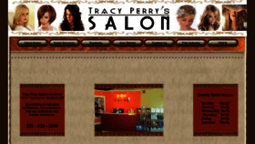 What Perryshairsalon.com website looked like in 2019 (4 years ago)