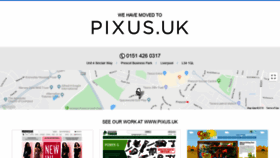 What Pixus.co.uk website looked like in 2019 (4 years ago)