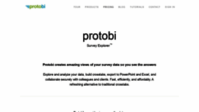 What Protobi.com website looked like in 2019 (4 years ago)