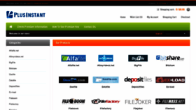 What Plusinstant.com website looked like in 2019 (4 years ago)