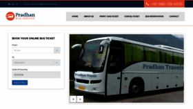 What Pradhanbus.in website looked like in 2019 (4 years ago)