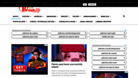 What Patronesmil.es website looked like in 2019 (4 years ago)