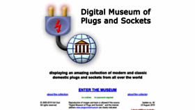 What Plugsocketmuseum.nl website looked like in 2019 (4 years ago)