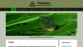 What Poseidonflyfishing.nl website looked like in 2019 (4 years ago)
