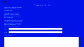 What Programmerforhire.net website looked like in 2019 (4 years ago)