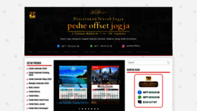 What Percetakanmurahjogja.com website looked like in 2019 (4 years ago)