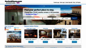 What Perfectplaces.com website looked like in 2019 (4 years ago)