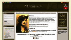 What Polishfamilytree.com website looked like in 2019 (4 years ago)
