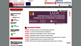 What Pateco.es website looked like in 2019 (4 years ago)