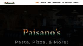 What Paisanosonline.com website looked like in 2019 (4 years ago)