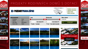 What Pozemky-praha-zapad.cz website looked like in 2019 (4 years ago)