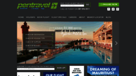What Pentravel.co.za website looked like in 2019 (4 years ago)