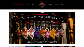 What Pikebrewing.com website looked like in 2019 (4 years ago)