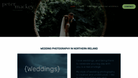 What Petermackeyphotography.com website looked like in 2019 (4 years ago)