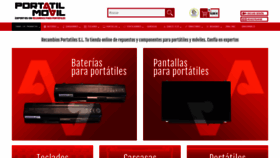 What Portatilmovil.com website looked like in 2019 (4 years ago)