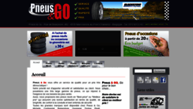 What Pneus-go.be website looked like in 2019 (4 years ago)