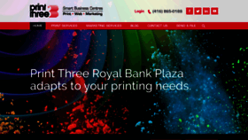 What Print3downtowntoronto.com website looked like in 2019 (4 years ago)