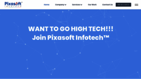 What Pixasoftinfotech.com website looked like in 2019 (4 years ago)