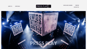 What Press-play.info website looked like in 2019 (4 years ago)