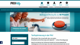 What Pkvhilfe24.de website looked like in 2019 (4 years ago)
