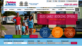 What Park-resorts.com website looked like in 2019 (4 years ago)