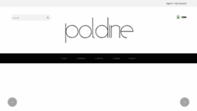 What Poldine-paris.fr website looked like in 2019 (4 years ago)