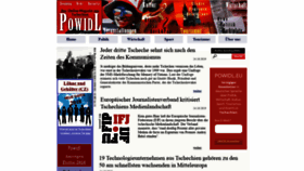 What Powidl.eu website looked like in 2019 (4 years ago)