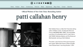 What Patticallahanhenry.com website looked like in 2019 (4 years ago)